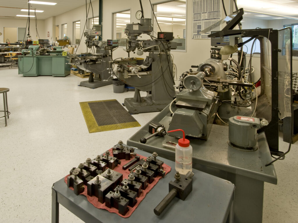 Manufacturing machine setup