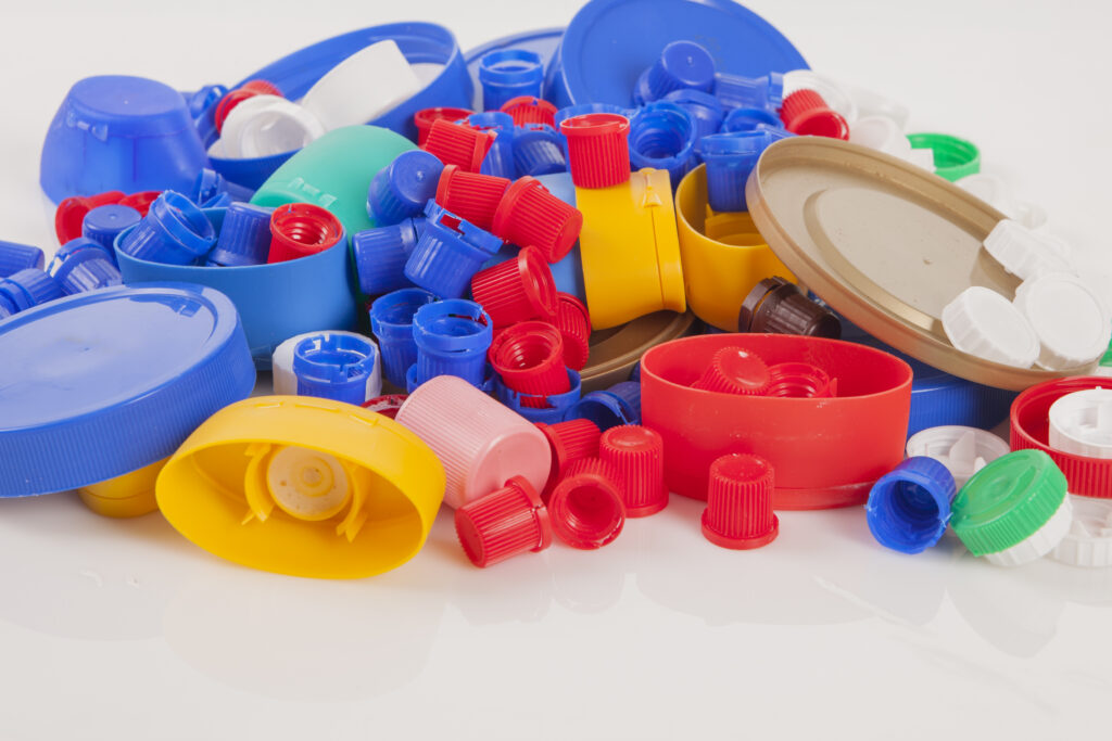Colorful molded cups and containers